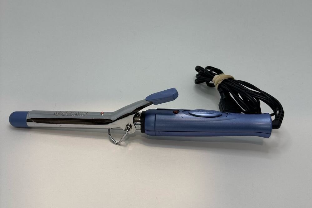 CONAIR Curling Iron Styling Tool Blue 1" Barrel Model CD35N